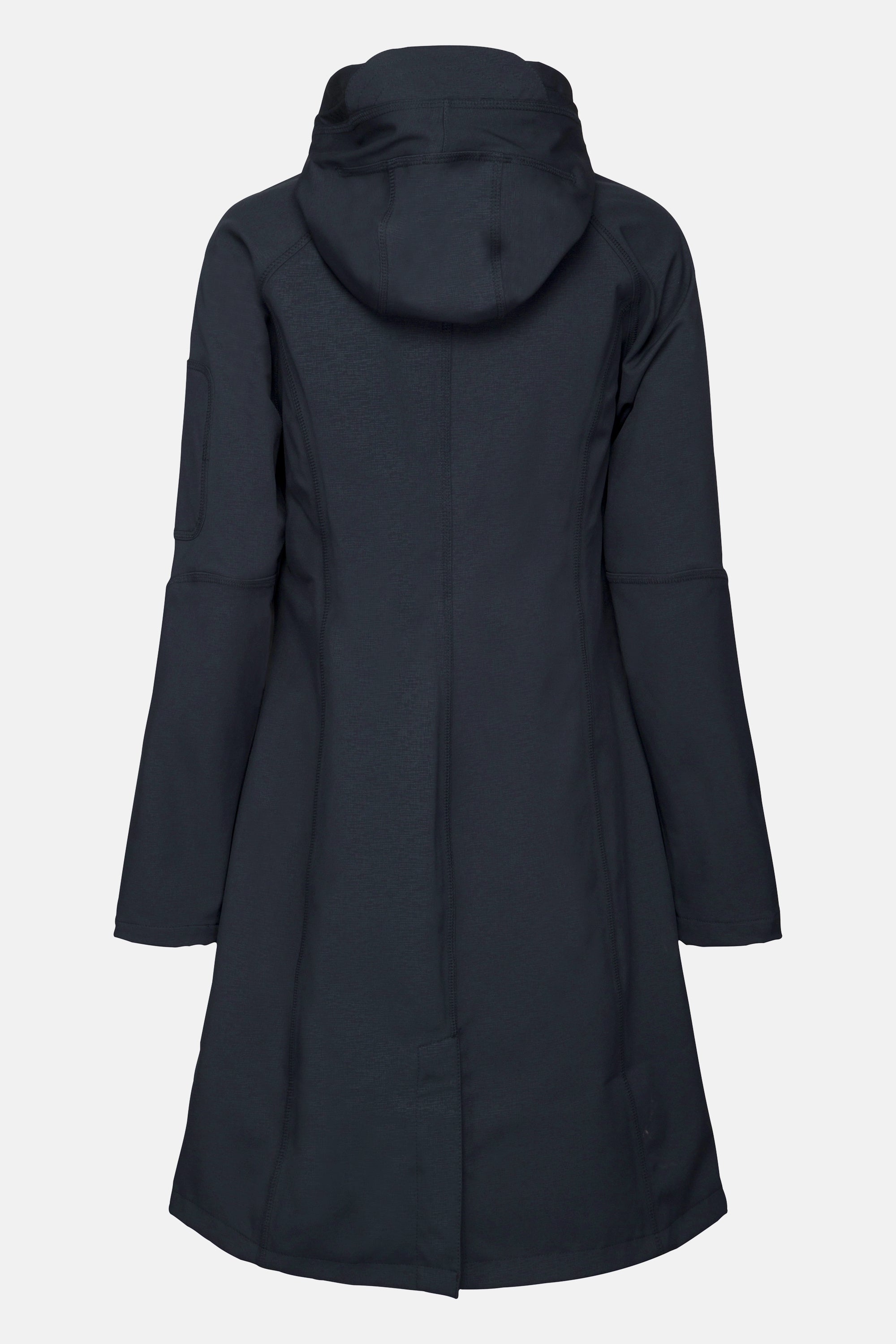 Long Softshell Raincoat - Dark Indigo